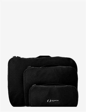 KILOMETER STUDIOS Packing Cubes Set (3 Pcs) - Black - ONE SIZE