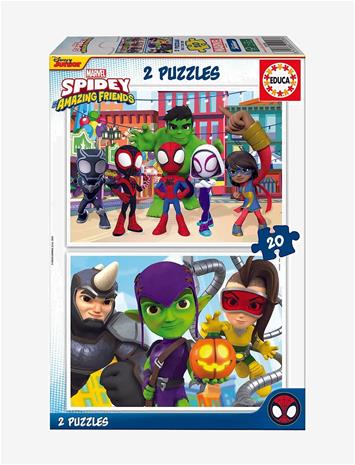 EDUCA Educa 2X20 Spidey & His Amazing Friends - MULTI - One Size