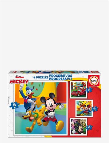 EDUCA Educa 12-16-20-25 Progressive Mickey & Friends - MULTI - One Size
