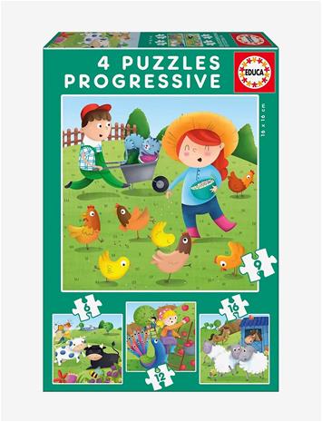 EDUCA Educa 6-9-12-16 Farm Animals - MULTI - One Size