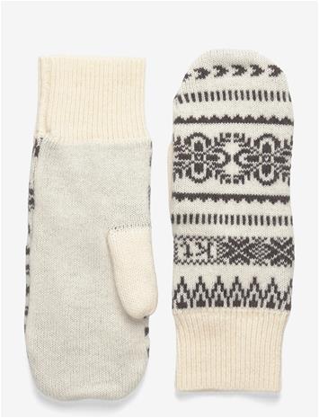 KARI TRAA Selma Knit Mittens - NWHITE - 6 – kuva 2/2