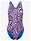 SPEEDO Fl Printed Powerback - BLUE/PINK - 36 – kuva 2