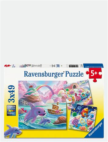 Candy World Lasten Palapeli 3x49 Palaa Ravensburger