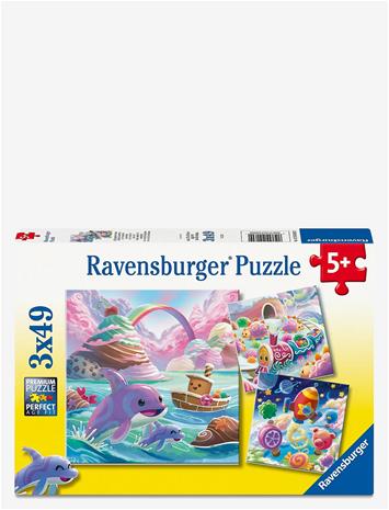 Candy World Lasten Palapeli 3x49 Palaa Ravensburger