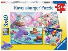 Candy World Lasten Palapeli 3x49 Palaa Ravensburger