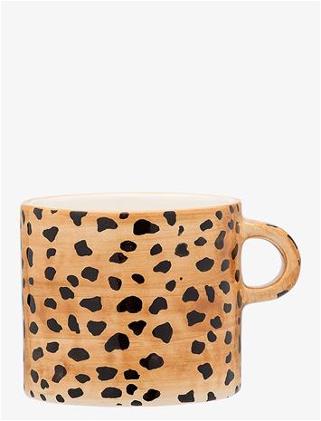 Anna + Nina Leopard Tea Mug - Brown - 50 CL