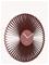 KARLSSON Wall Clock Cascara Red - Burgundy - Ø 50 CM – kuva 3