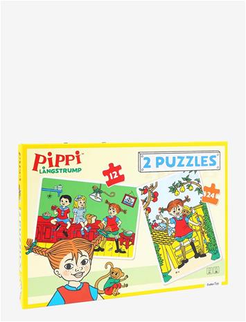 PIPPI LANGSTRØMPE Pippi - 2 Puzzles - MULTIPLE COLOR - One Size