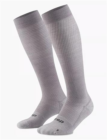 CEP Flight Socks Tall, juoksusukat, nainen, harmaa – kuva 2/3