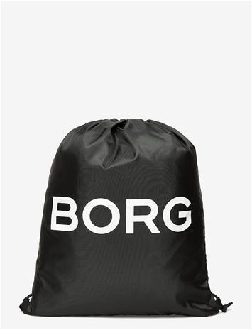 BJÖRN BORG Borg Junior Drawstring Bag 15L - BLACK BEAUTY - One Size