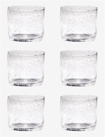 HÜBSCH Sui Drinking Glass Bubbles - CLEAR - 22 CL