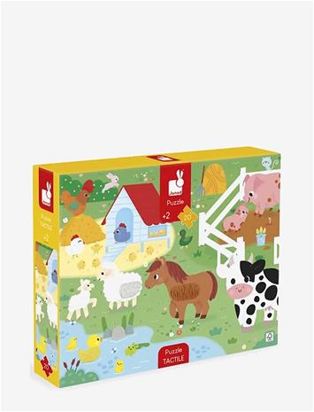 JANOD Janod - Farm Tactile Puzzle - MULTI - One Size