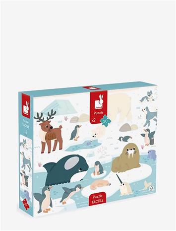 JANOD Janod - Polar Regions Tactile Puzzle - MULTI - One Size