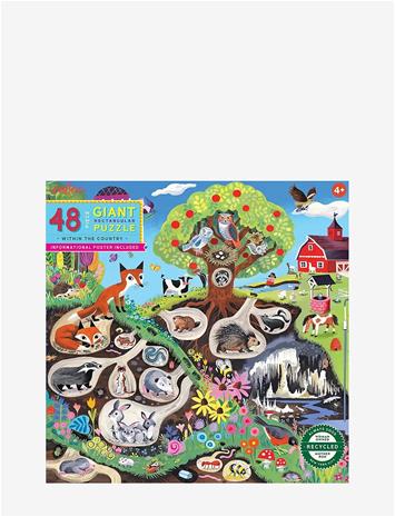 EEBOO Giant Puzzle 48 Pcs - Within The Country - MULTI - One Size – kuva 2/2