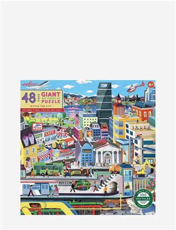 EEBOO Giant Puzzle 48 Pcs - Within The City - MULTI - One Size