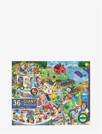 EEBOO Giant Puzzle 36 Pcs - Friendly Town - MULTI - One Size