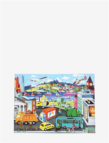 EEBOO Puzzle 20 Pcs - Vehicles - MULTI - One Size