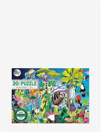 EEBOO Puzzle 20 Pcs - Rainforest Life - MULTI - One Size