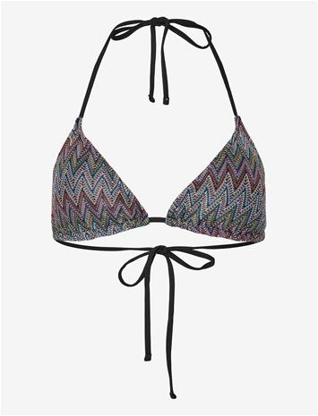 PIECES Pcada Bikini Knitted Triangle Top - EGGNOG - L