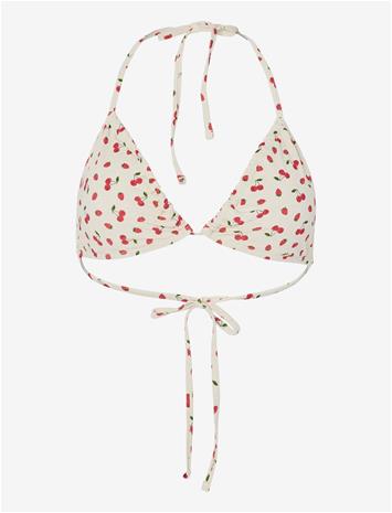 PIECES Pclaomi Lurex Bikini Triangle Top - CLOUD DANCER - M – kuva 2/2