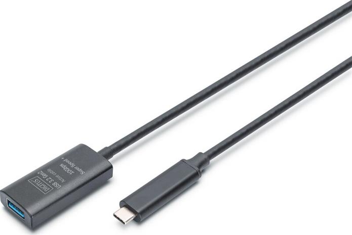 DIGITUS - USB extension cable - 24 pin USB-C to USB Type A - 5 m