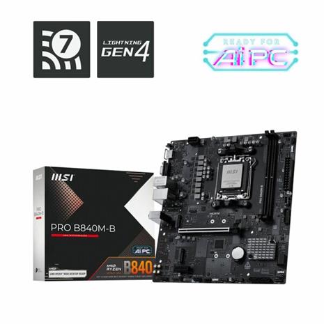 MSI PRO B840M-B mATX-emolevy