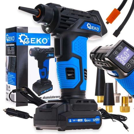 Akkukäyttöinen renkaantäyttölaite 12 V, Geko