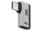 Pro USB-C - USB4 - 90° Horizontal - adapter - silver – kuva 2