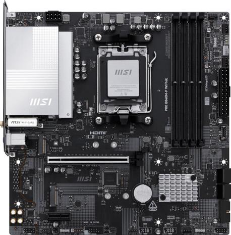 MSI PRO B840M-P WIFI6E mATX-emolevy