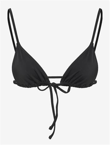 WEEKDAY Triangle Bikini Top - BLACK - XL – kuva 2/2