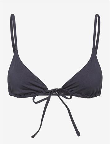 WEEKDAY Triangle Bikini Top - DUSTY BLUE - S