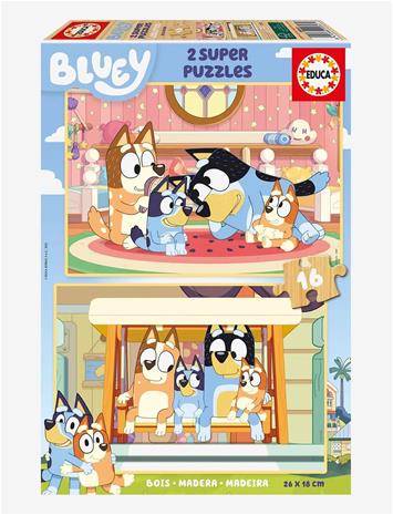 Educa Bluey Puinen palapeli 2x16 palaa