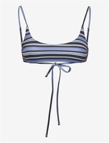MONKI Bikini Tie Top - BLUE MEDIUM - S