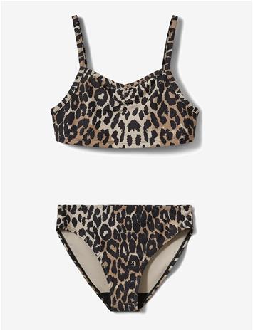 SOFIE SCHNOOR YOUNG Britasy Bikini - LIGHT BROWN LEOPARD - 176