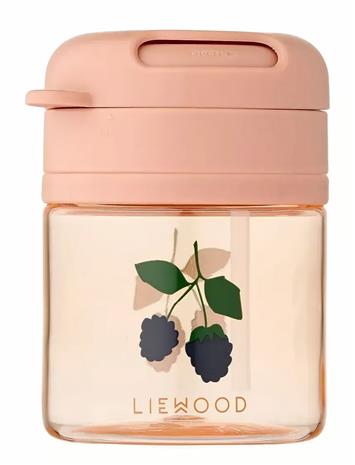 Liewood Pavia muki pillillä 28 cl Berry-Pale Tuscany