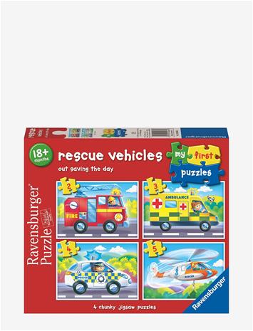 Ravensburger Hälytysajoneuvot Palapeli 4-in-1