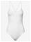 WEEKDAY Open Back Swimsuit - OFF WHITE - M – kuva 3