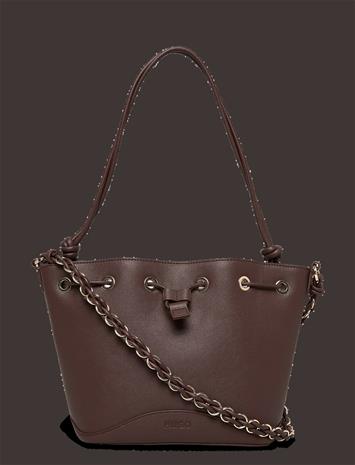 HUGO Ilary_Drawstring - Brown - ONE SIZE