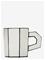 Serax Tea Cup White/Black Carte Blanche Set/2 - White - ONE SIZE – kuva 3