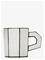 Serax Tea Cup White/Black Carte Blanche Set/2 - White - ONE SIZE – kuva 4