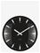 KARLSSON Wall Clock Realista Dome White - BLACK - Ø 35 cm – kuva 2