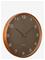 KARLSSON Wall Clock Acento Wood Light Grey - MOSS GREEN - Ø 40 cm – kuva 2