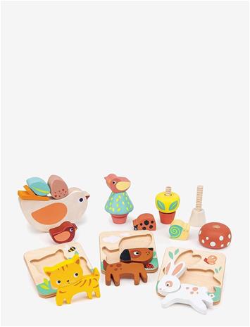 MENTARI Puzzle Set - Garden Playtime - MULTI - One Size – kuva 2/2