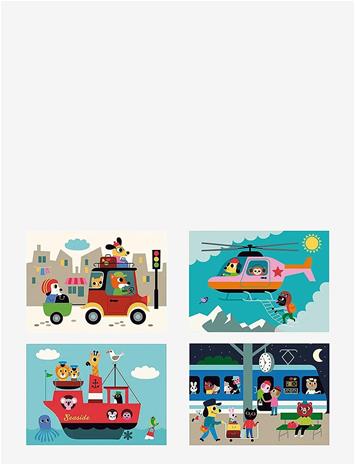 VILAC Agamographic Puzzle 20 Pcs - Transport - MULTI - One Size