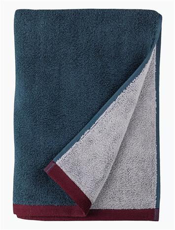 Mette Ditmer Soft pyyhe 50x90 cm Midnight blue light gray