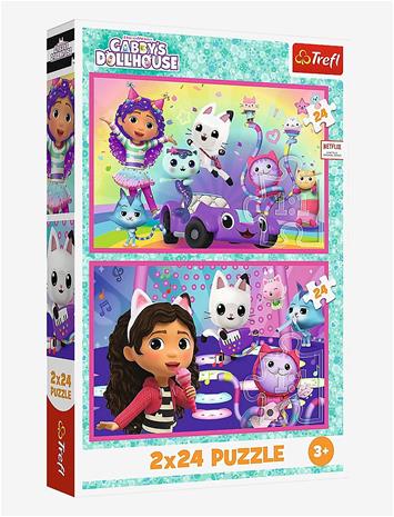 TREFL Pappussel Trefl 2X24 Bitar Gabbys Dollhouse - MULTI - One Size