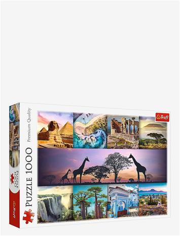 TREFL Pappussel Trefl 1000 Bitar Collage, Africa - MULTI - One Size