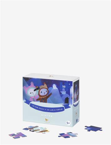 FABELAB Puzzle 50 Pcs. - Winter - PRINT - 40X20 cm