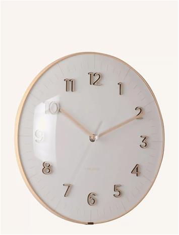 KARLSSON Wall Clock Esencia Dome Warm Grey - Grey - Ø 30 CM – kuva 4/4