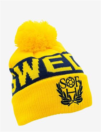 NEH Shf Knitted Hat Yellow/Blue - YELLOW/BLUE - One Size